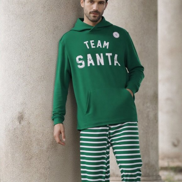 Men’s Christmas “Team Santa " pajama Set – North Pole Size L - Picture 1 of 6